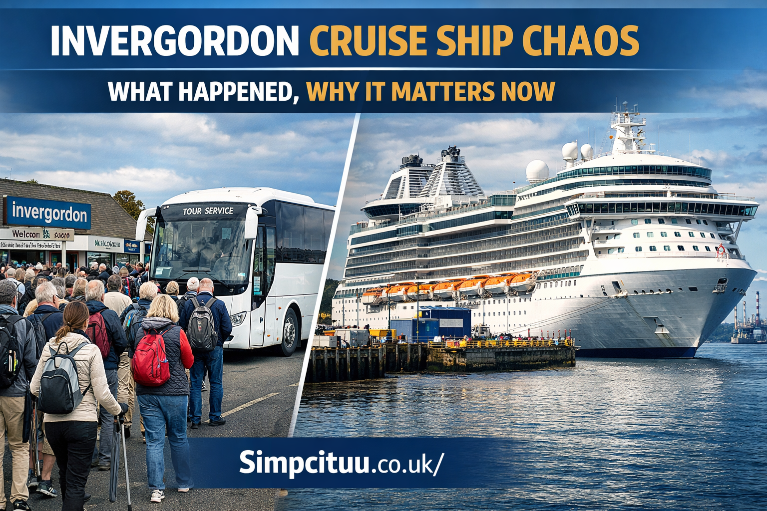 invergordon cruise ship chaos