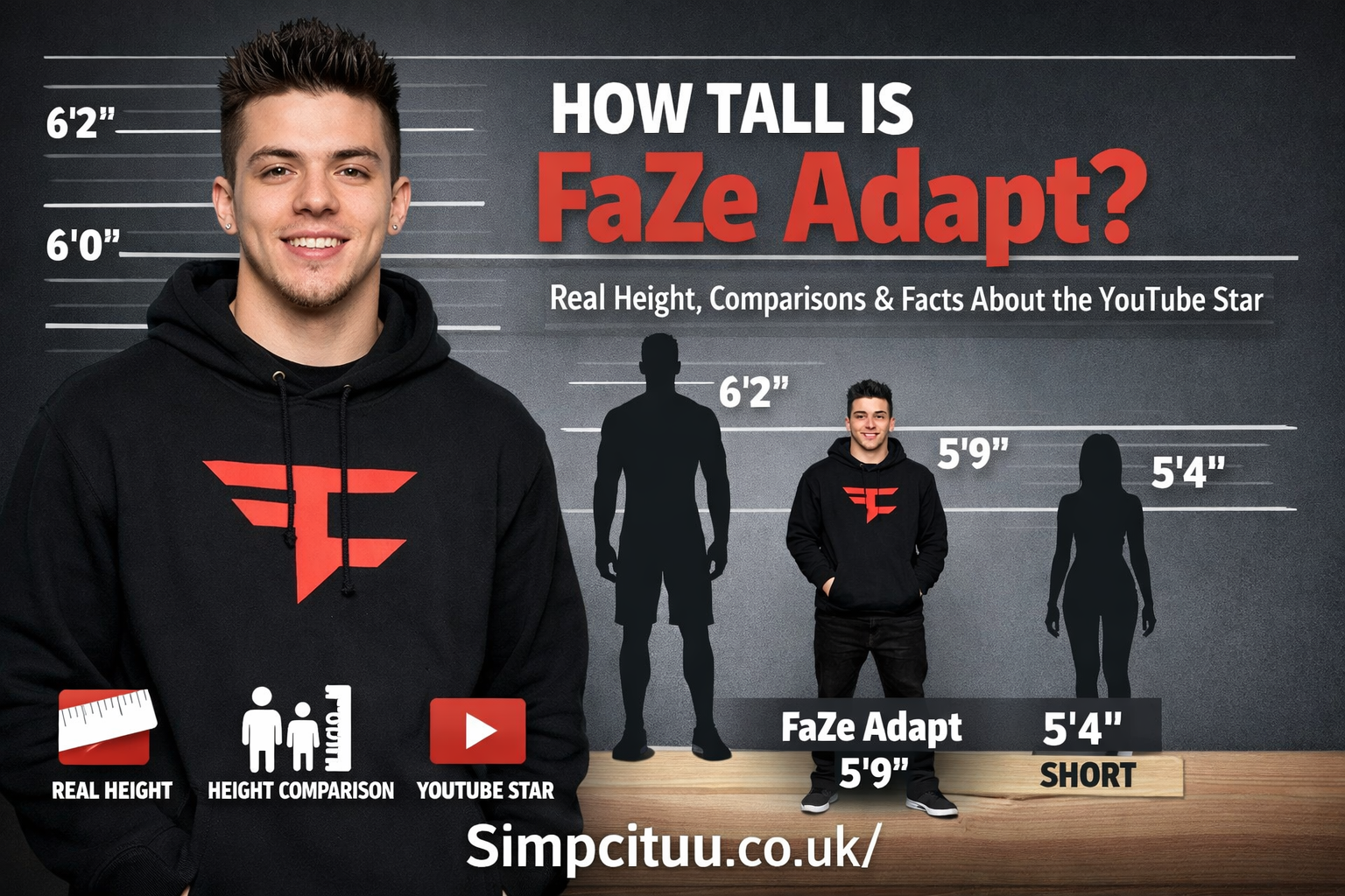 how tall is faze adapt