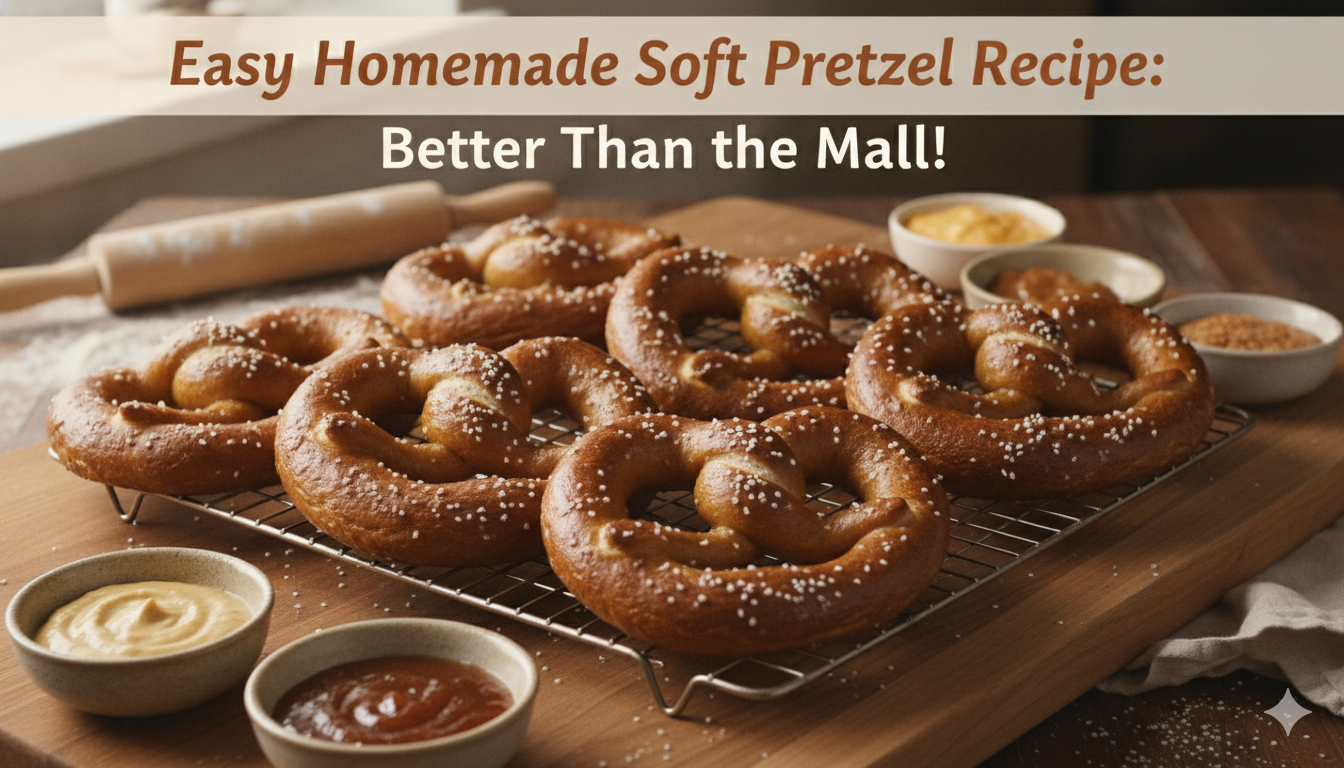 soft pretzel recipe